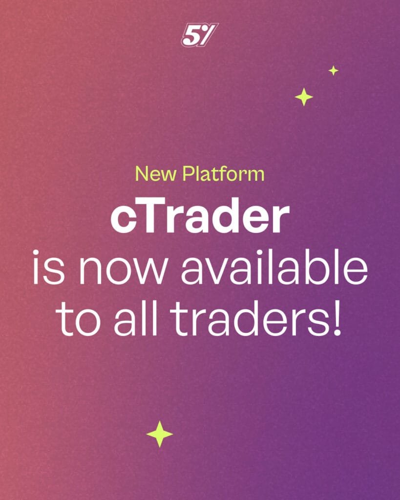 The 5ers cTrader banner