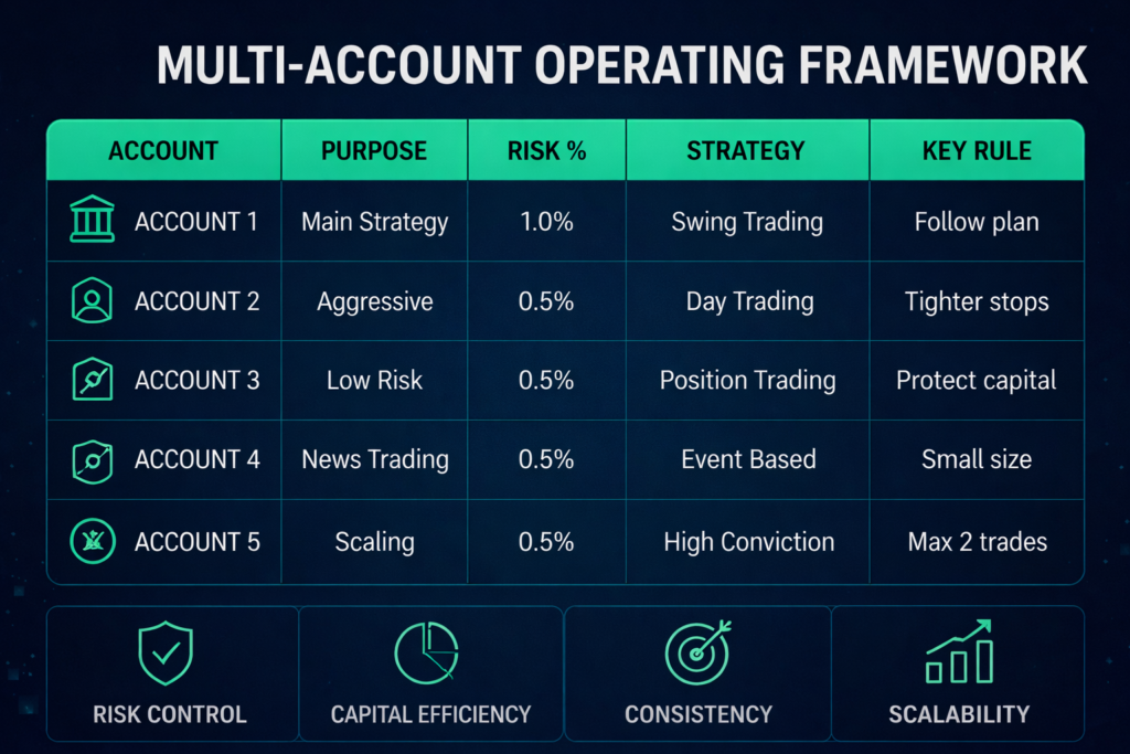 How to manage multiple prop firms accounts